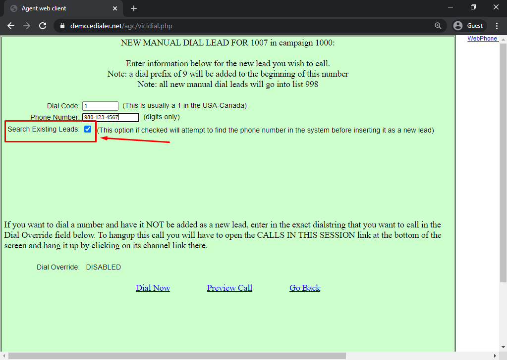 ViciDial How To Login As Agent 12