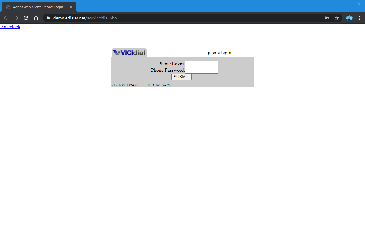 ViciDial How To Login As Agent 4