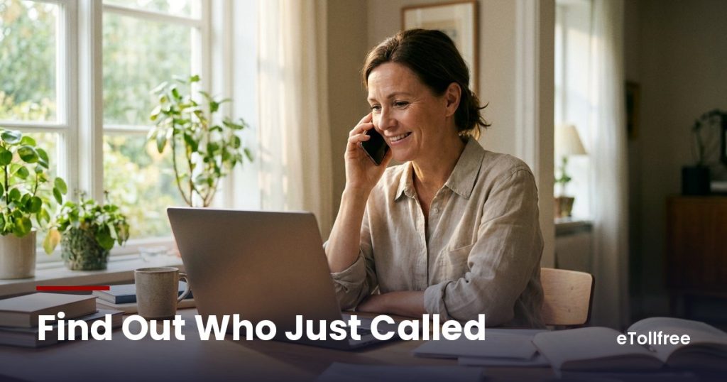 Find Out Who Just Called - eTollfree