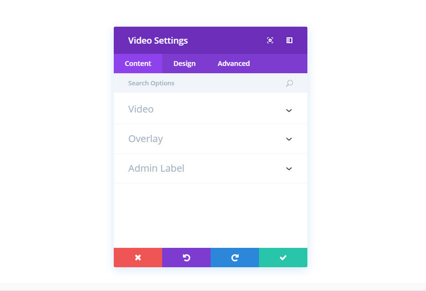 video-module-settings