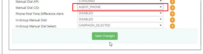 Setup Agent Custom CallerID 10