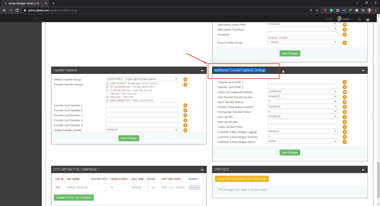 Setup Agent Custom CallerID 11