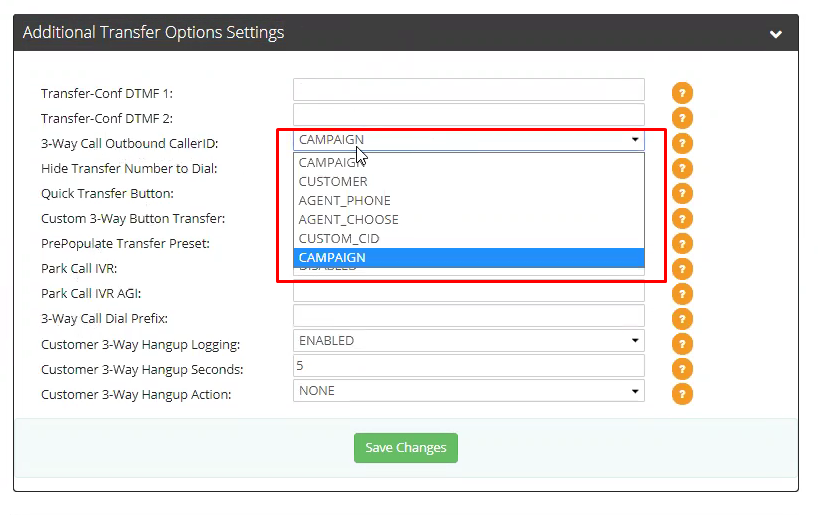 Setup Agent Custom CallerID 13