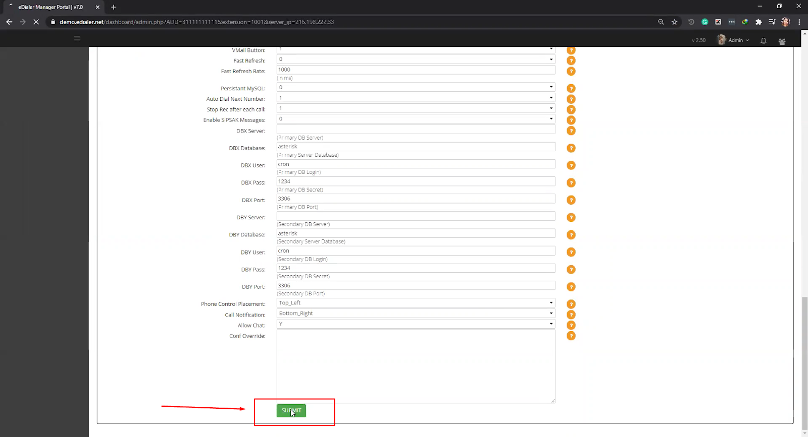 Setup Agent Custom CallerID 5