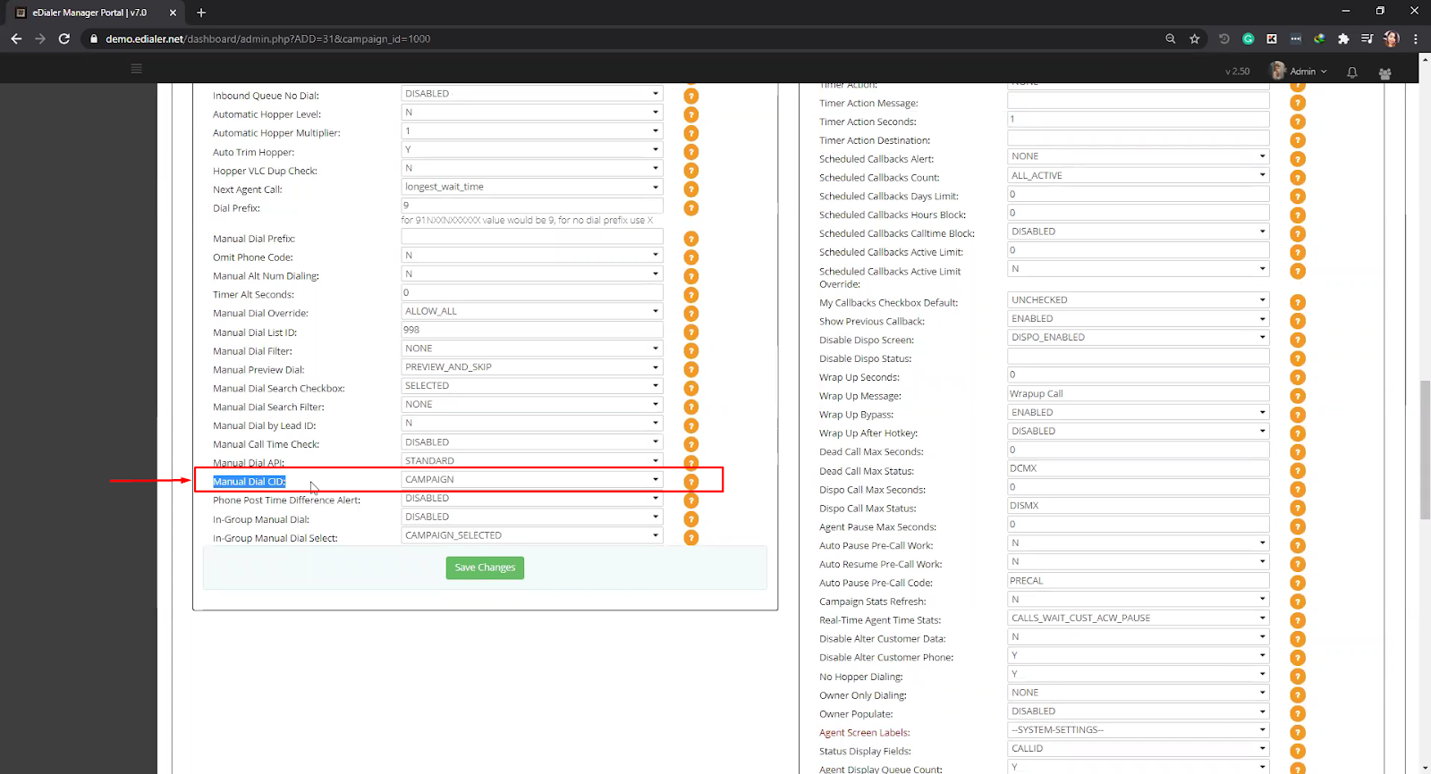 Setup Agent Custom CallerID 9