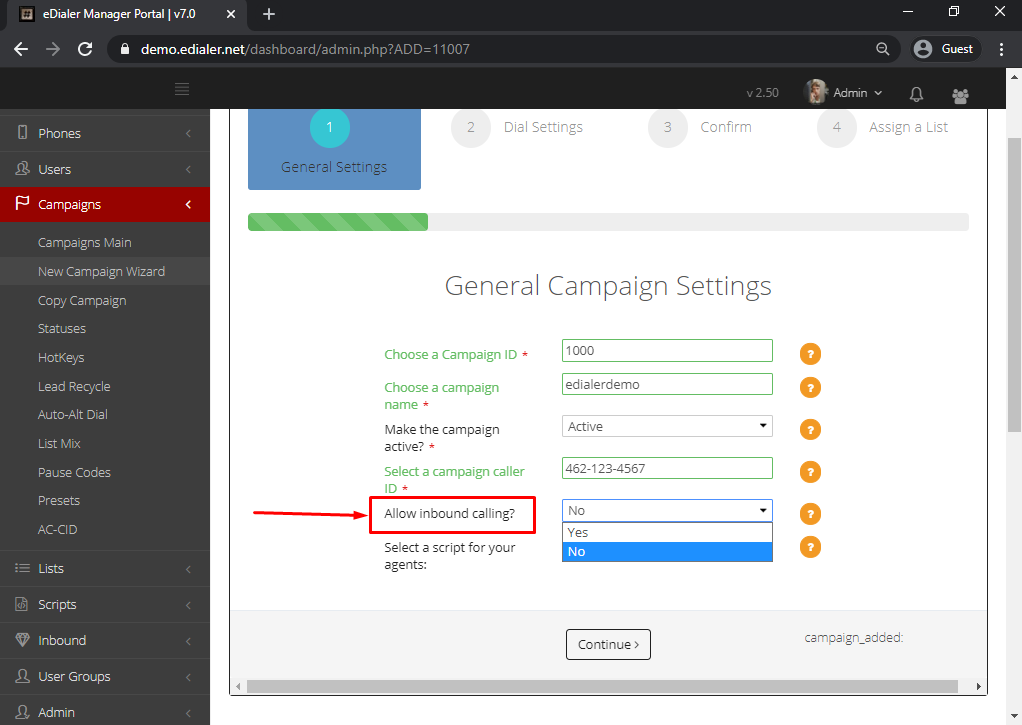 Setup Campaign using Campaign Wizard 4e