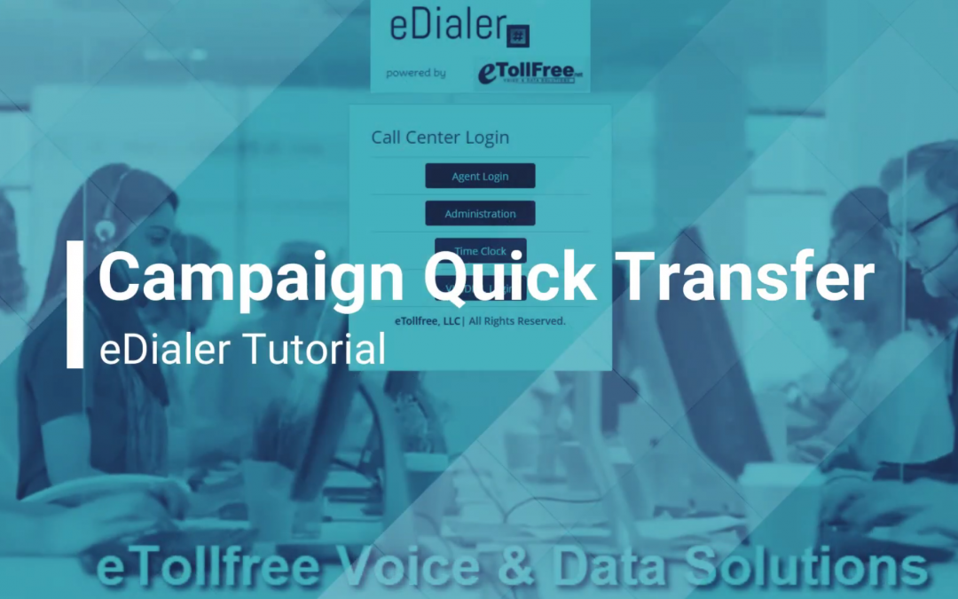 How to do Quick Call Transfers