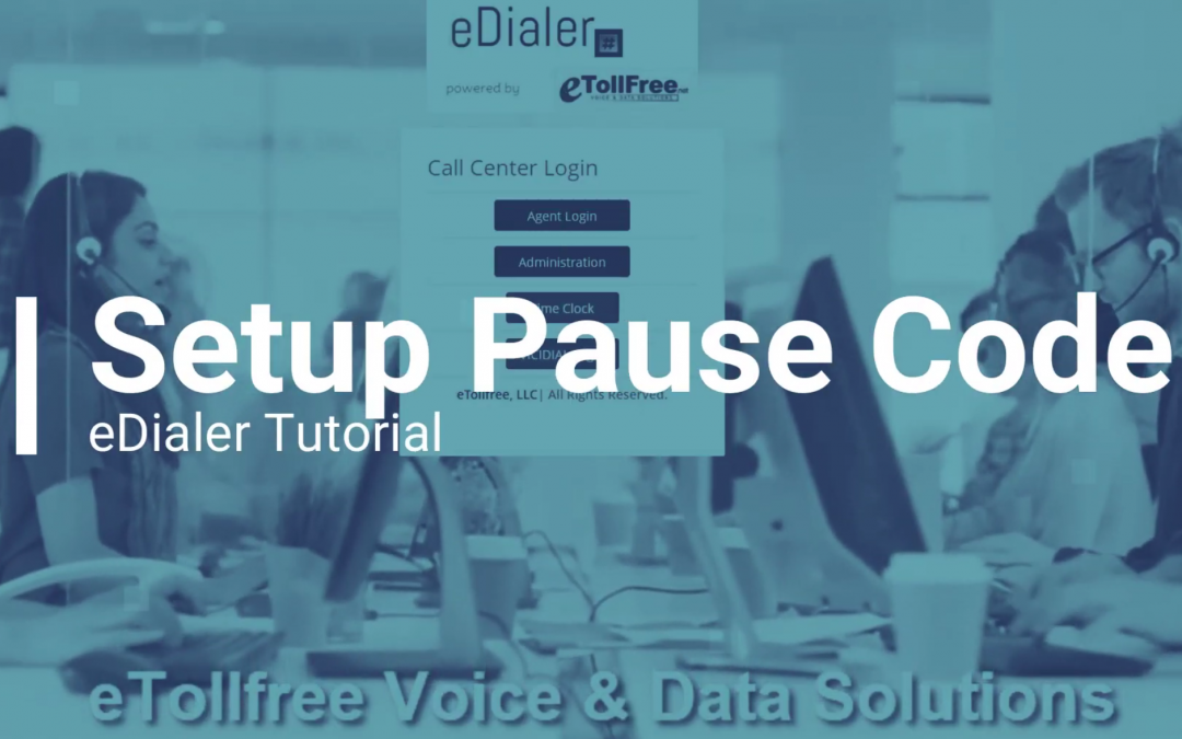 How to Setup Pause Codes