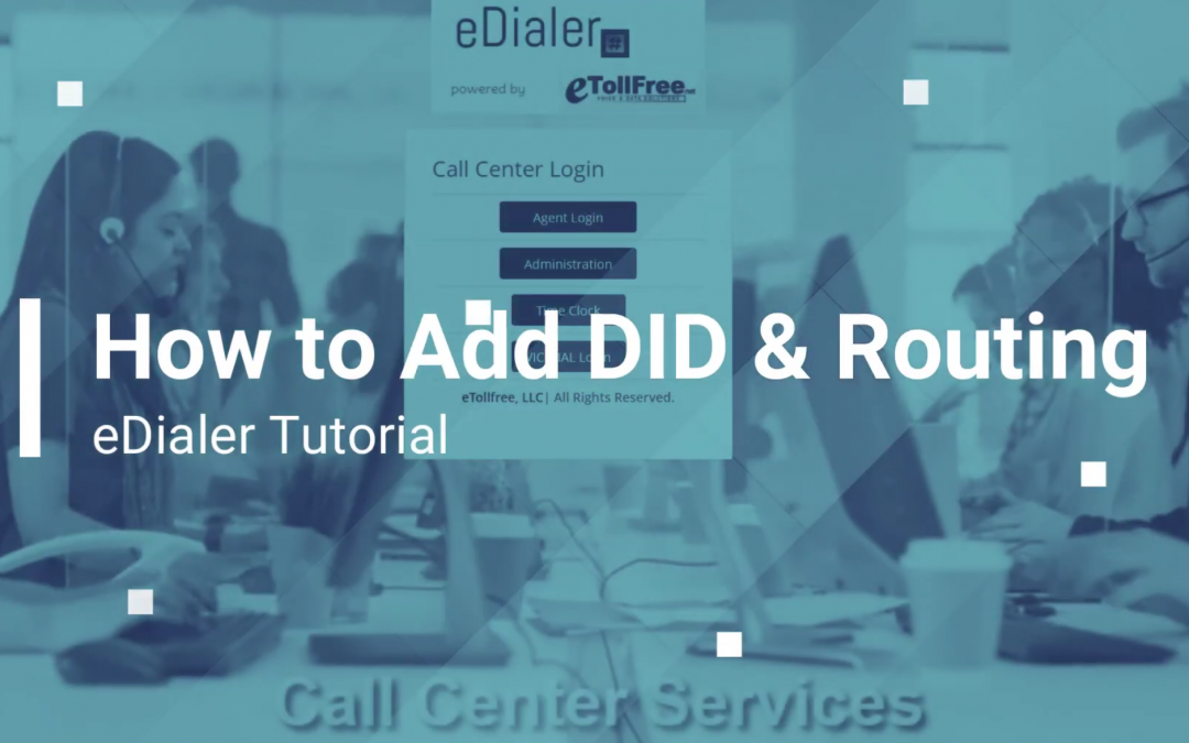 Adding DID & Route