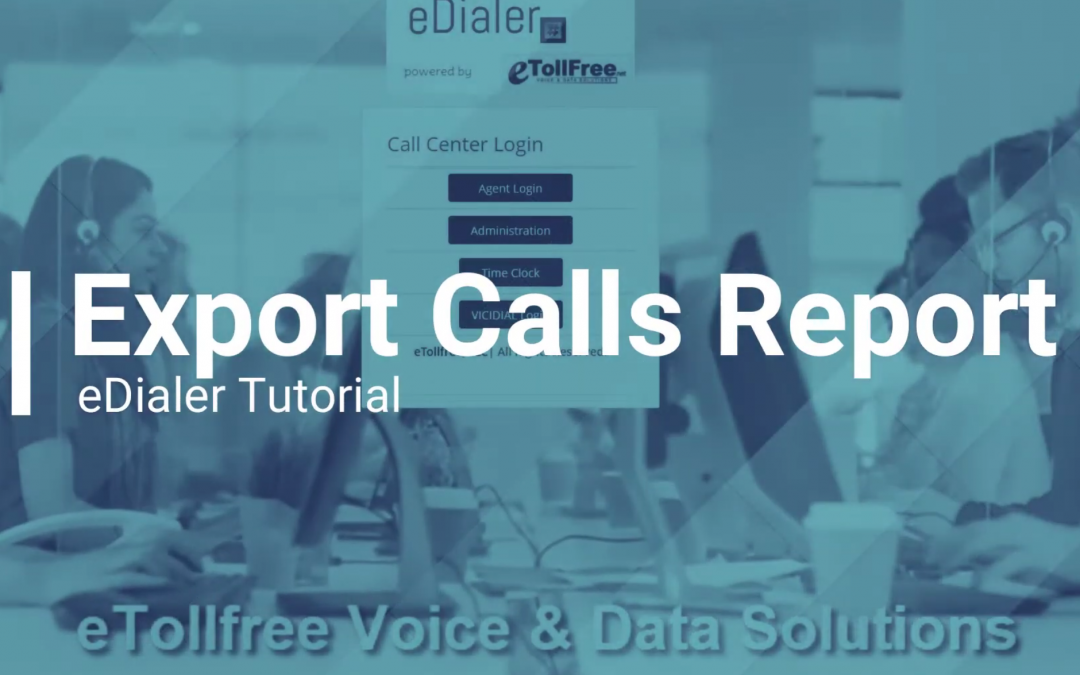Export Calls Report