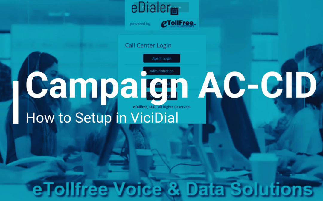 ViciDial How to Setup CID Local Presence