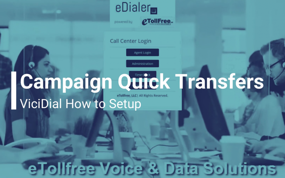 Vicidial How to Setup Quick Transfer