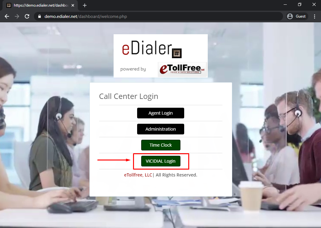 agent login with softphone