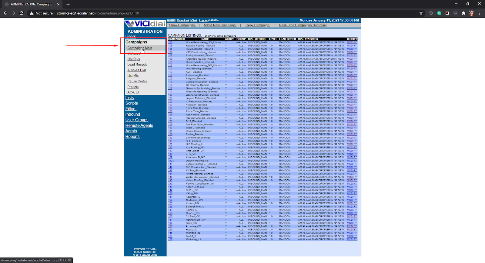 Setup CID Local Presence