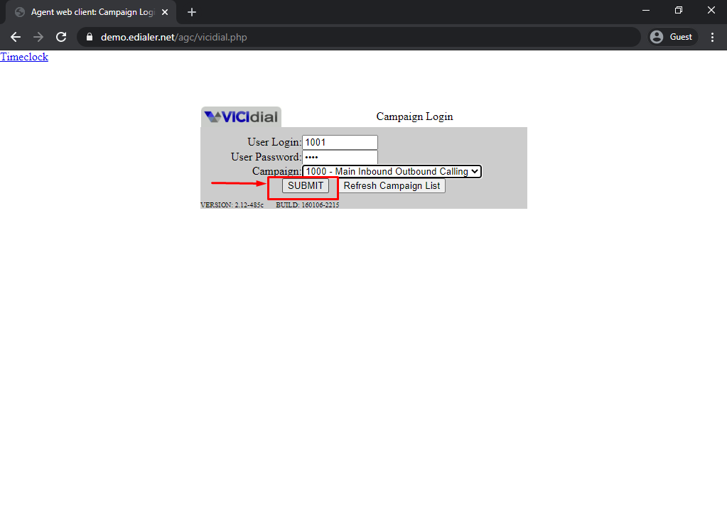 agent login with softphone