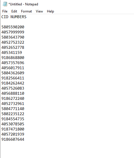 Setup CID Local Presence