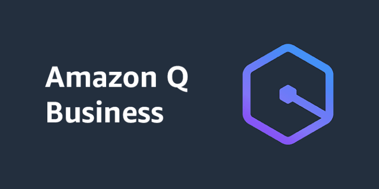 **Alt Text:** "Dashboard showcasing Amazon Q workflow tools integrations, featuring AI-powered automation, task tracking, and app connectivity."