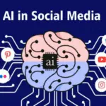 Alt Text: "AI-driven tools shaping social media, featuring a smartphone with automated chatbot messages, symbolizing the artificial intelligence impact on social media."