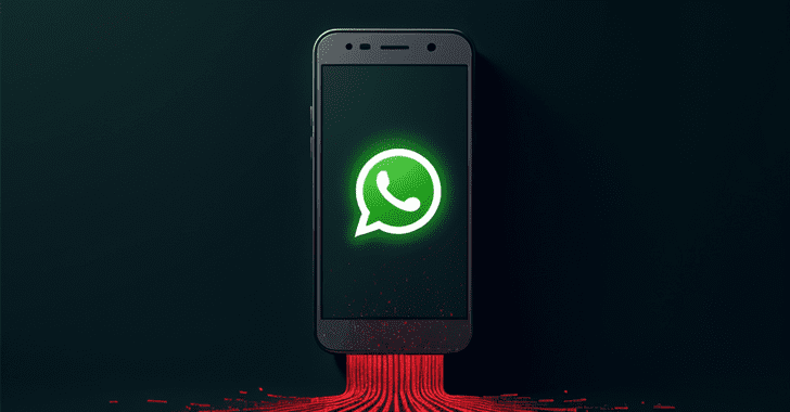 "Close-up of a smartphone with suspicious WhatsApp messages, symbolizing the spyware attack Meta confirms targeted 90 journalists globally."