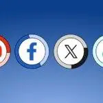 Infographic highlighting crucial social media marketing statistics for 2025, including user growth, engagement trends, and advertising impact.