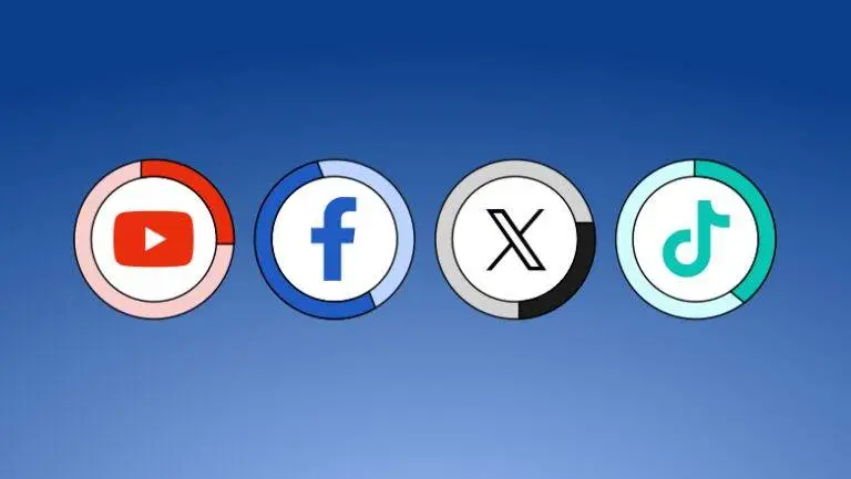 Infographic highlighting crucial social media marketing statistics for 2025, including user growth, engagement trends, and advertising impact.