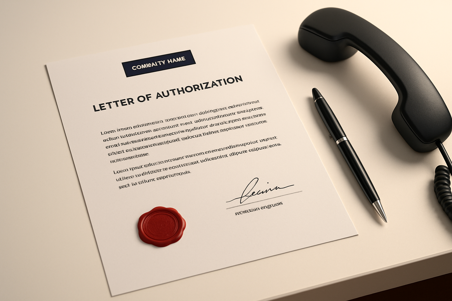 Letter of Authorization (LOA)