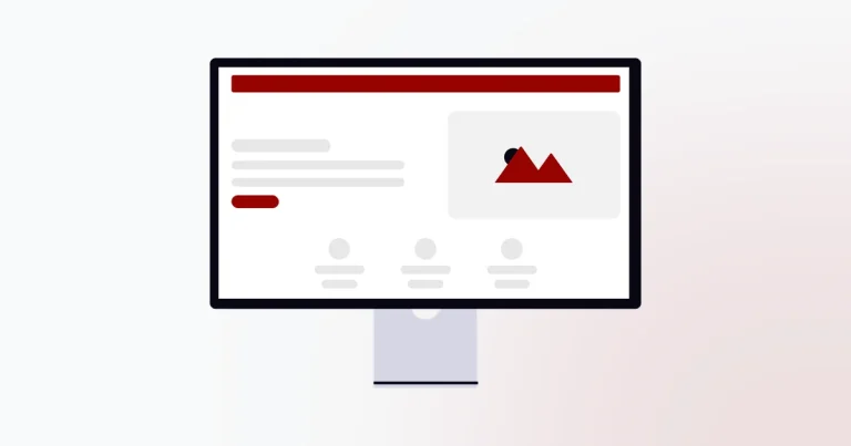 Designer building a landing page that captures leads